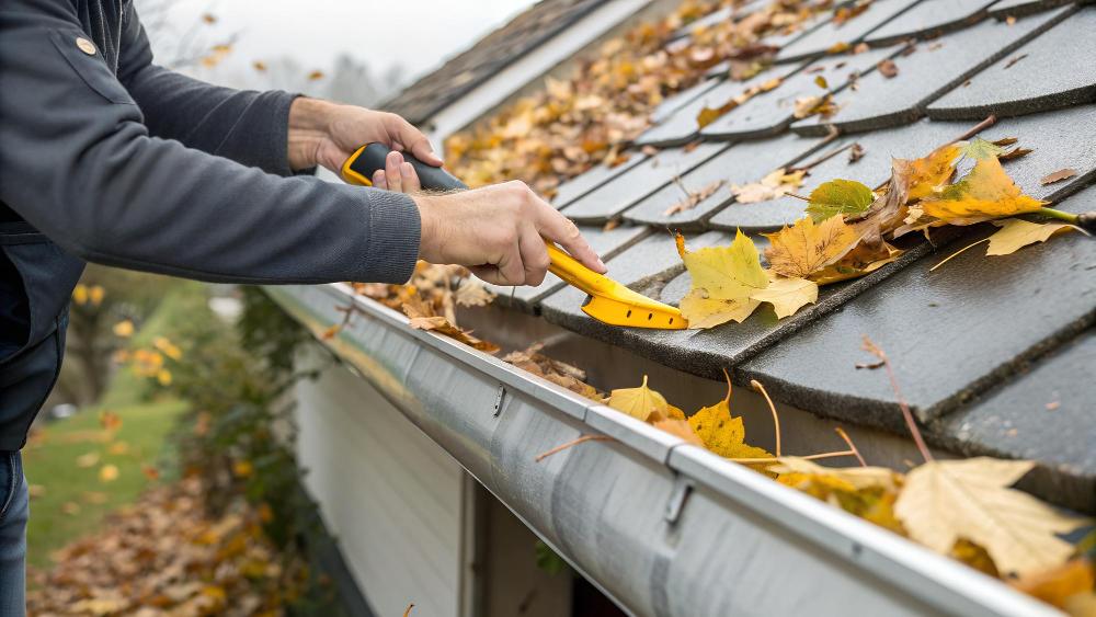 clogged-gutters image Gutter Cleaning